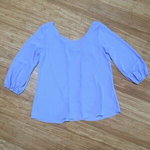 Light Purple Bow-Backed Blouse
